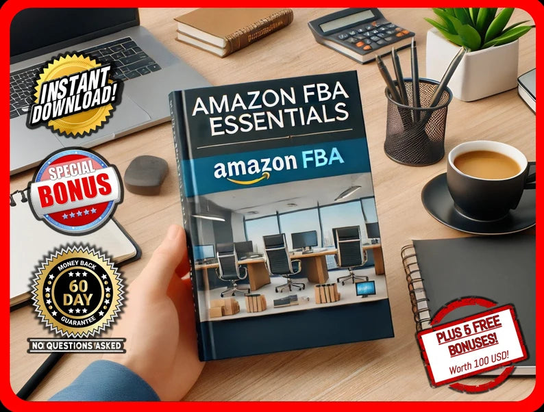 e-Book: Amazon FBA Essentials - Steering Clear of the 5 Biggest Mistakes + 5 Free Bonuses.